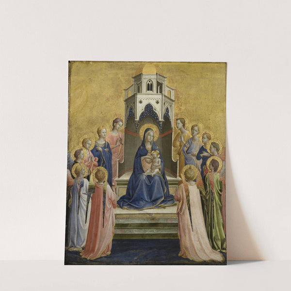 Madonna and Child Enthroned and Twelve Angels (1420 – 1430) by Fra Angelico