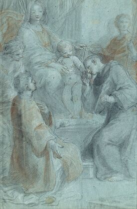 Madonna and Child Enthroned with Saints Lawrence, Anthony of Padua, Praxedes and Venantius