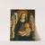Madonna and Child enthroned with two angels by Giovanni Mazone