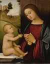 Madonna and Child holding a goldfinch