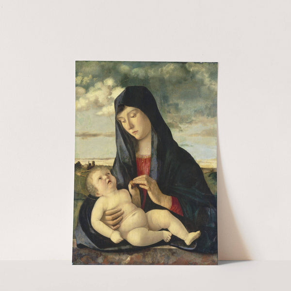 Madonna and Child in a Landscape by Giovanni Bellini