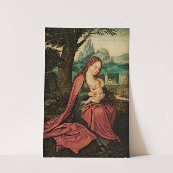 Madonna and Child in a landscape by Circle of Joachim Patinir