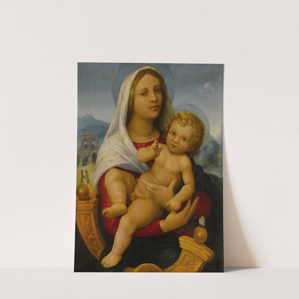 Madonna and Child in a Landscape by Giovanni Francesco Caroto