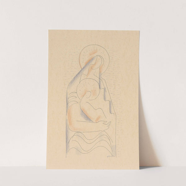 Madonna and Child in her Lap by Mikuláš Galanda
