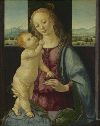 Madonna and Child with a Pomegranate — size preview