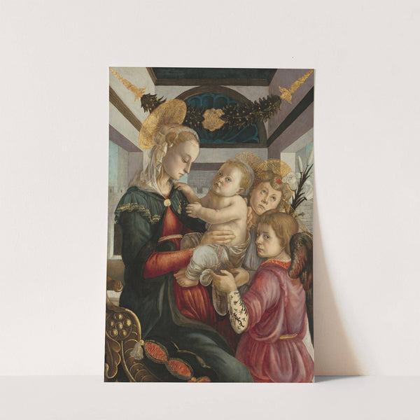 Madonna and Child with Angels by Sandro Botticelli