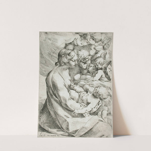 Madonna and Child with Angels (circa 1595-1610) by Ludovico Carracci