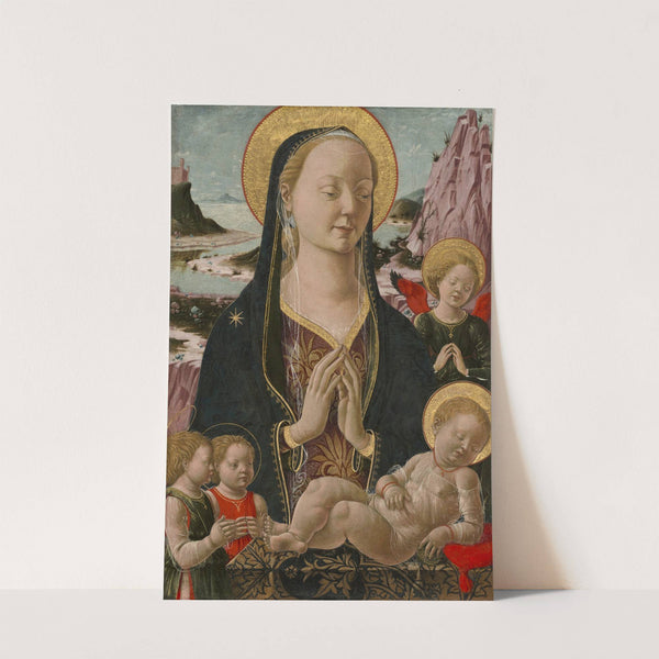 Madonna and Child with Angels (c. 1455-1470) by Ferrarese 15th Century
