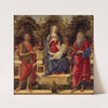 Madonna and Child with both Saints John by Sandro Botticelli