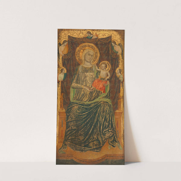 Madonna and Child with Five Angels (c. 1335) by Giovanni Baronzio