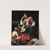 Madonna And Child With Infant Saint John by Bernardo Strozzi