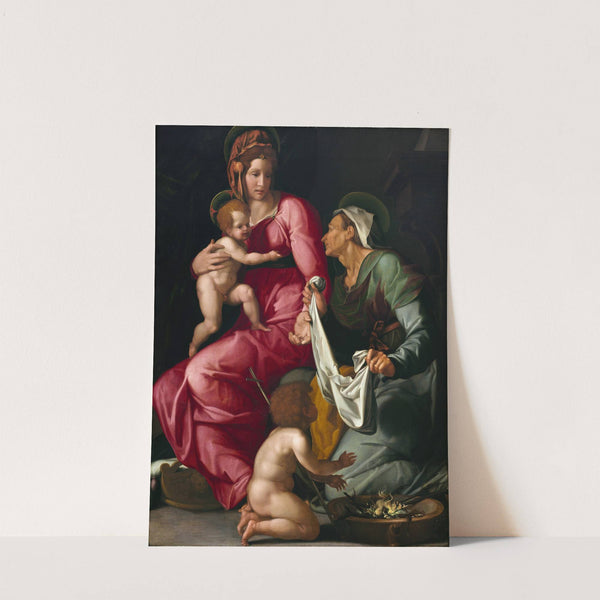 Madonna and Child with Saint Elizabeth and Saint John the Baptist by Jacopino del Conte