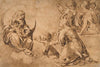 Madonna and Child with Saint John, Saint Anne, and Two Angels in Adoration