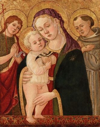Madonna and Child with Saint John the Baptist and Saint Francis