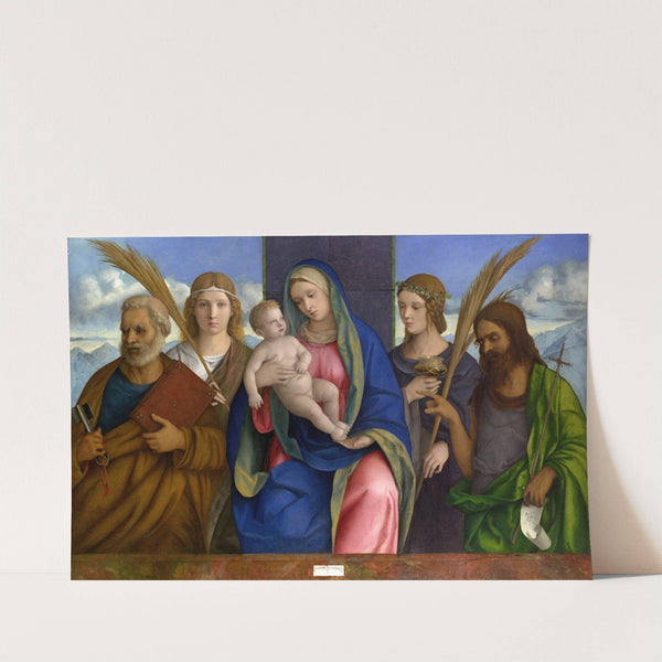 Madonna and Child with Saints by Giovanni Bellini