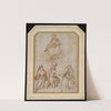 Madonna and Child with SS. Benedict, John the Baptist and Francis (circa 1595-1598) by Bartolomeo Cesi