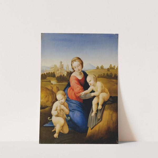 Madonna and Child with St. John the Boy by Johann Evangelist Scheffer von Leonhardshoff