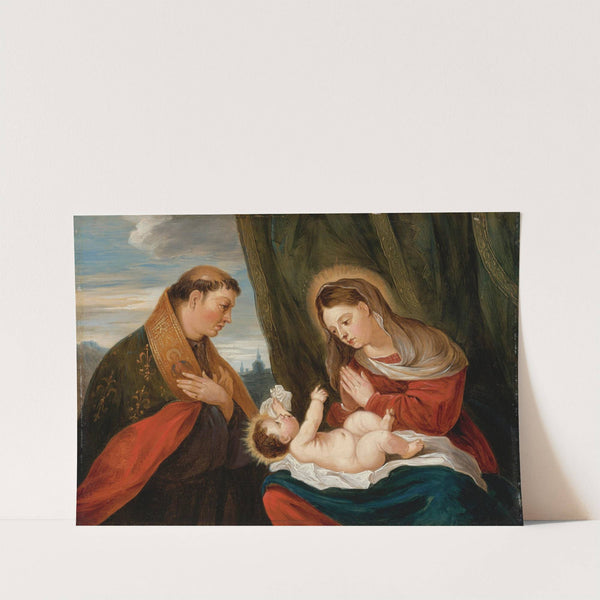 Madonna And Child With St. Ludwig Of Toulouse by David Teniers The Younger