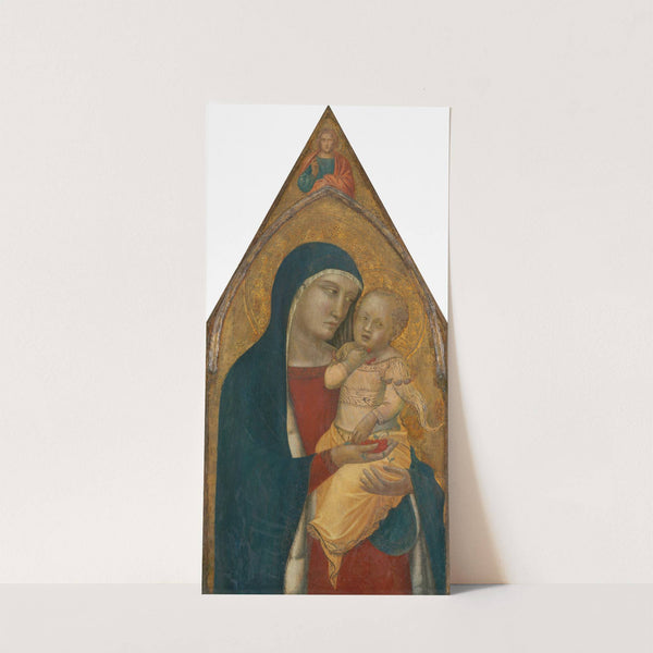 Madonna and Child, with the Blessing Christ (probably 1340) by Pietro Lorenzetti