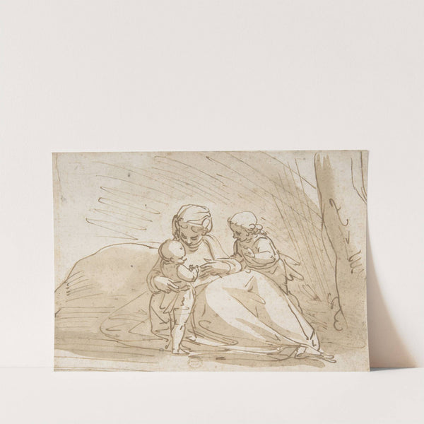 Madonna and Child with the Infant Saint John by Luca Cambiaso