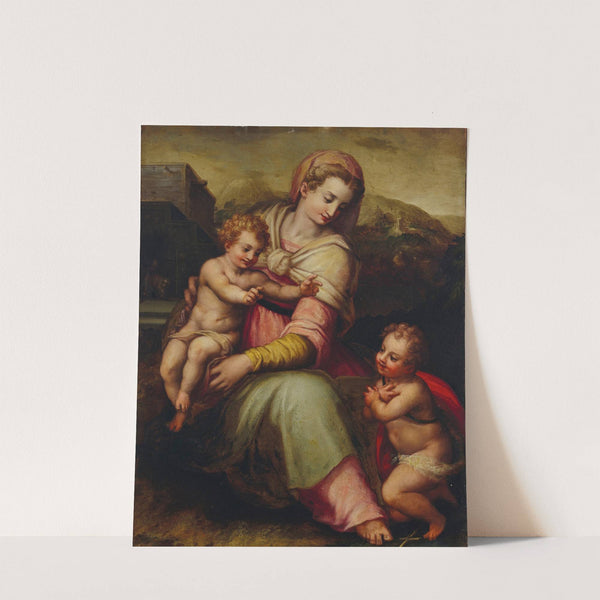 Madonna and Child with the infant Saint John the Baptist by Giovanni Battista Naldini