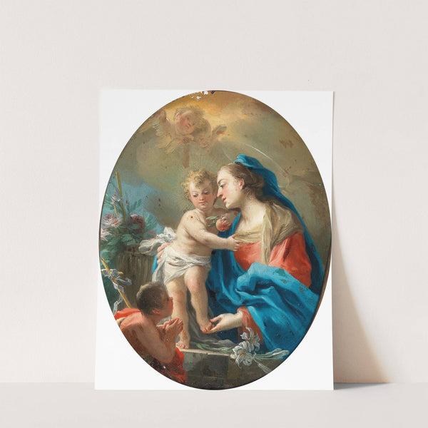 Madonna and Child with the Infant Saint John the Baptist by Filippo Falciatore