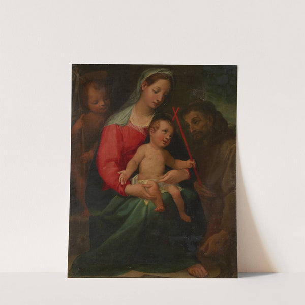 Madonna and Child with the Infant Saint John the Baptist and Saint Francis by Vincenzo Rustici