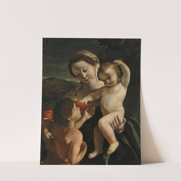 Madonna and Child with the Infant Saint John the Baptist by Giovanni Lanfranco