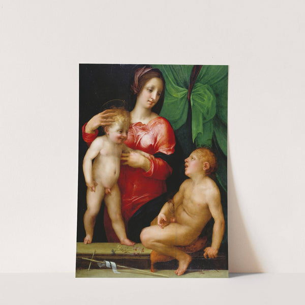 Madonna and Child with the Infant St. John (1515) by Rosso Fiorentino