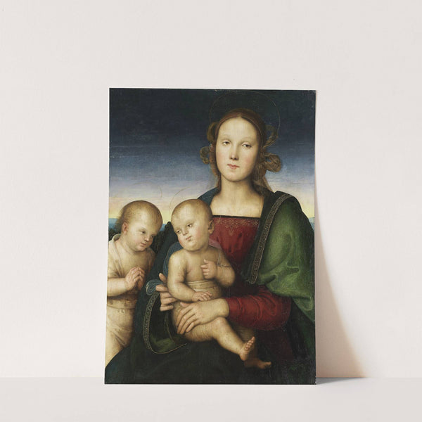 Madonna and Child with the Infant St. John (1495-1500) by Pietro Perugino