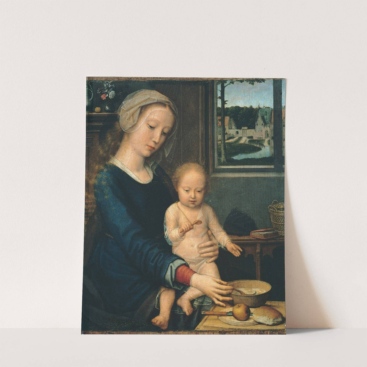 Madonna and Child with the Milk Soup by Gerard David