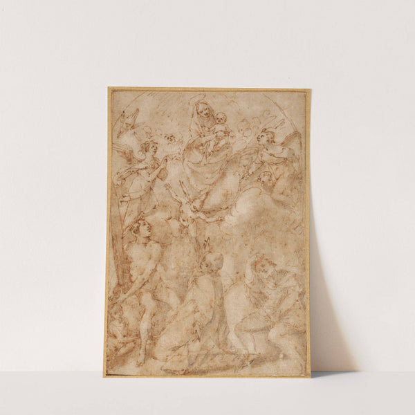 Madonna and saints by Andrea Boscoli