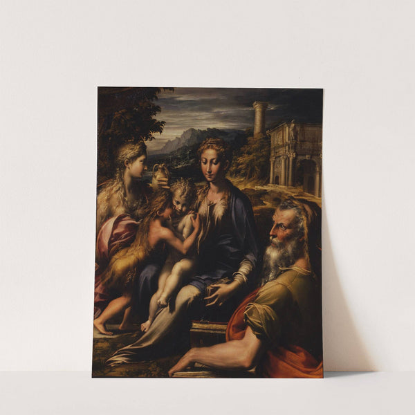 Madonna con Bambino, San Giovanni Battista, la Maddalena e Zaccaria (Madonna di San Zaccaria) by Parmigianino