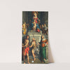 Madonna enthroned with saints by Monogrammist ED
