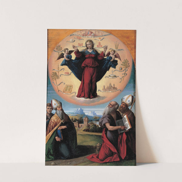 Madonna in Glory and Holy Hones (1525 - 1550) by Benvenuto Tisi