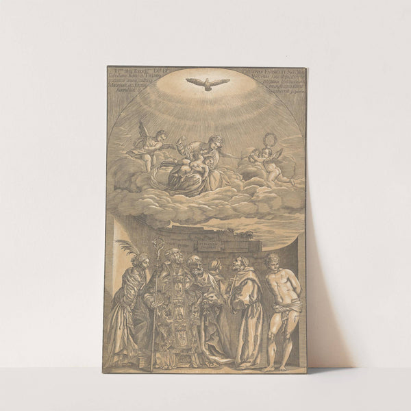 Madonna in Glory with Six Saints (after Titian) by John Baptist Jackson