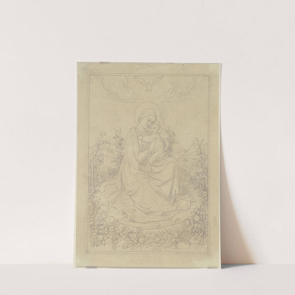 Madonna in the rose garden by Eduard von Steinle