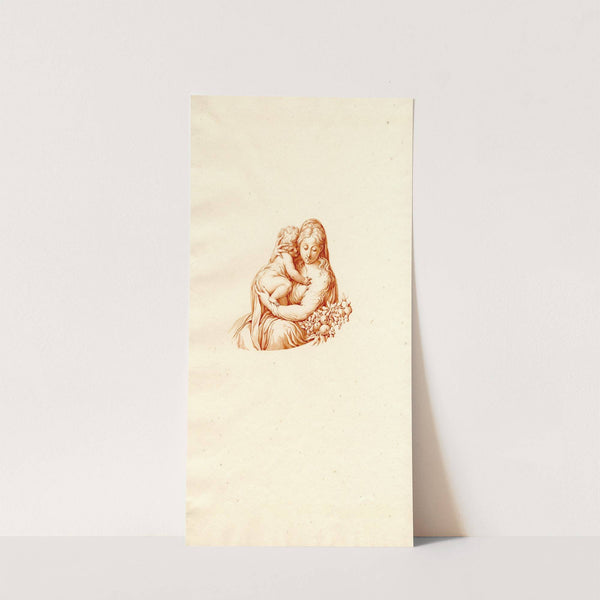 Madonna met kind: naar Parmigianino by David Humbert de Superville