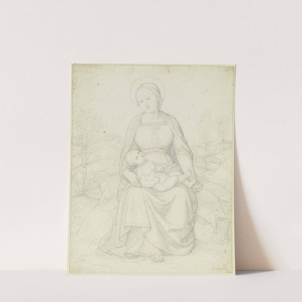 Madonna mit dem Kinde auf dem Schoß by Eduard von Steinle