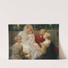 Madonna Mit Jesus Umgeben Von Kindern by Eduard Veith