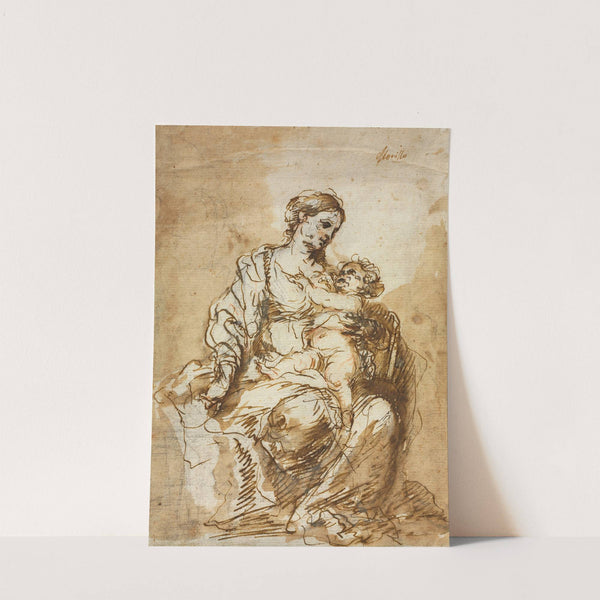 Madonna Nursing the Christ Child (c. 1670-72) by Bartolomé Estebán Murillo