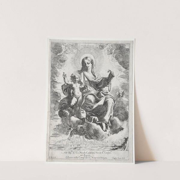 Madonna of the Rosary (1645–84) by Domenico Maria Canuti