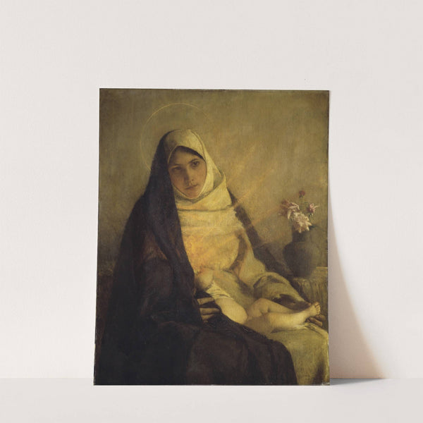Madonna of the Rose by Pascal-Adolphe-Jean Dagnan-Bouveret