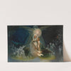 Madonna on lotus petal with angelic figures by Circle of Hugo Höppener (Fidus)