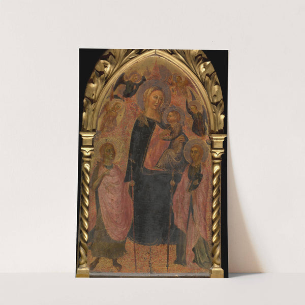 Madonna with Angels and Saints by Anonymous