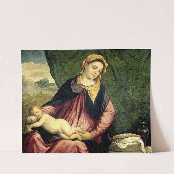 Madonna with Sleeping Child by Paris Bordone