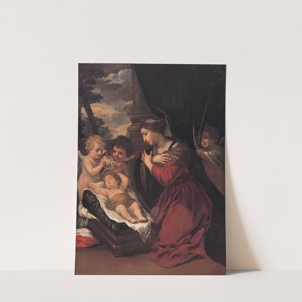 Madonna with the Child and angels by Pietro da Cortona