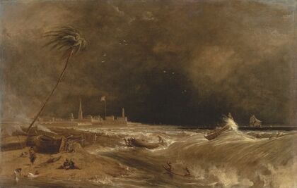 Madras, or Fort St. George, in the Bay of Bengal — A Squall Passing Off