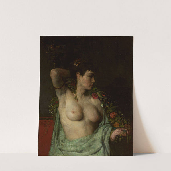 Maenad – female semi-nude by Henryk Piątkowski