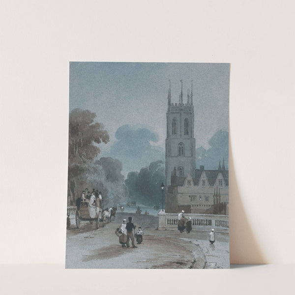 Magdalen Tower and Bridge, Oxford by George Jones